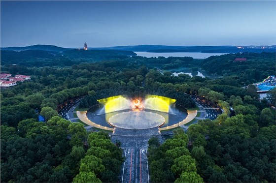 景區(qū)景觀亮化效果圖-信達(dá)電通