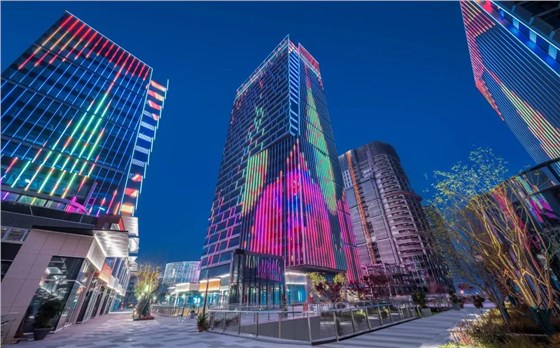 央視上海國際傳媒港亮化工程2-信達(dá)電通