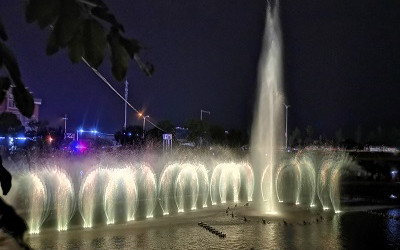 戶外景觀照明之藝術燈光秀