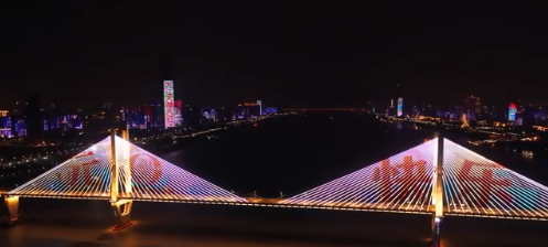 城市建筑燈光秀