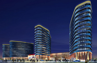 灃東新城醫院夜景照明設計